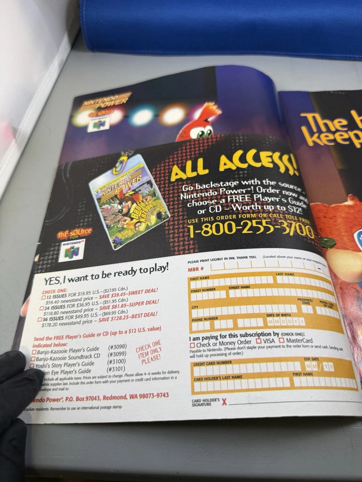 Nintendo Power Magazine #113 W/ Poster