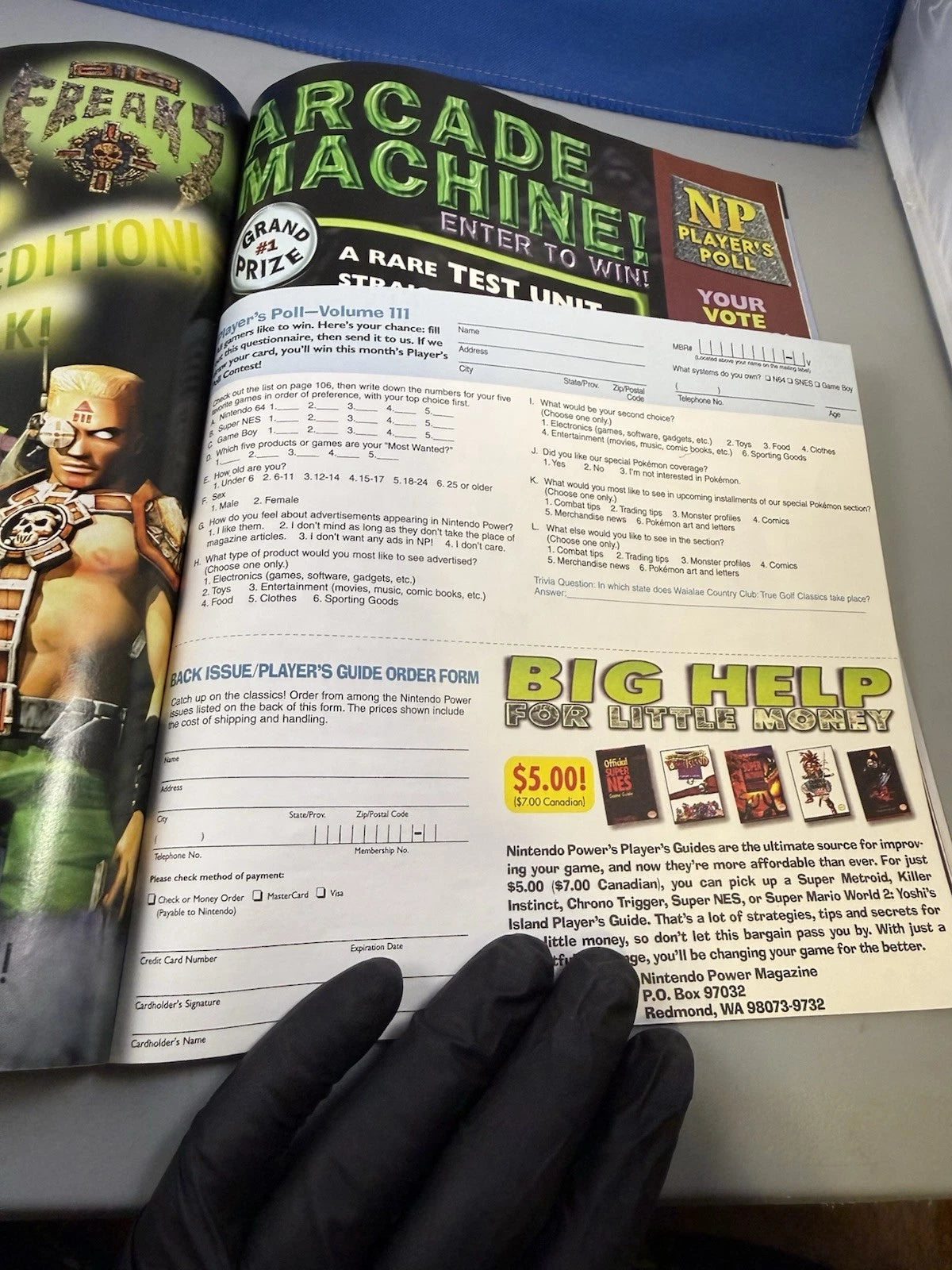 Nintendo Power Magazine #111 W/ Poster