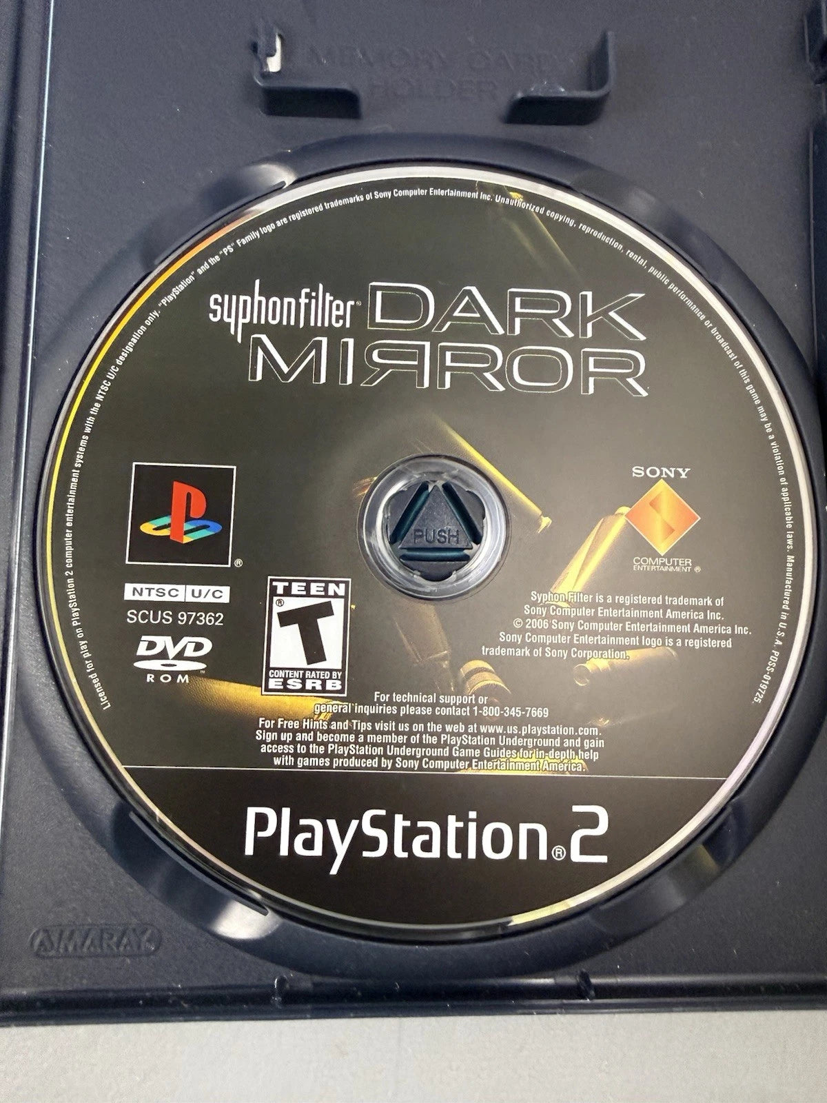 Syphon Filter: Dark Mirror (CIB) W/ Reg Card