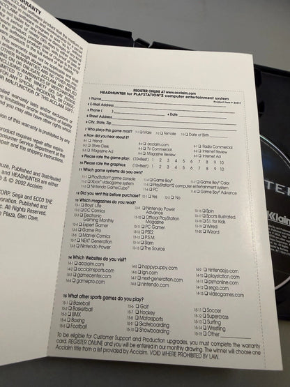 HeadHunter (CIB) W/ Reg Card