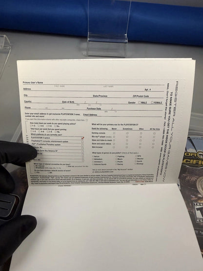 MotorStorm: Pacific Rift (CIB) W/ Reg Card