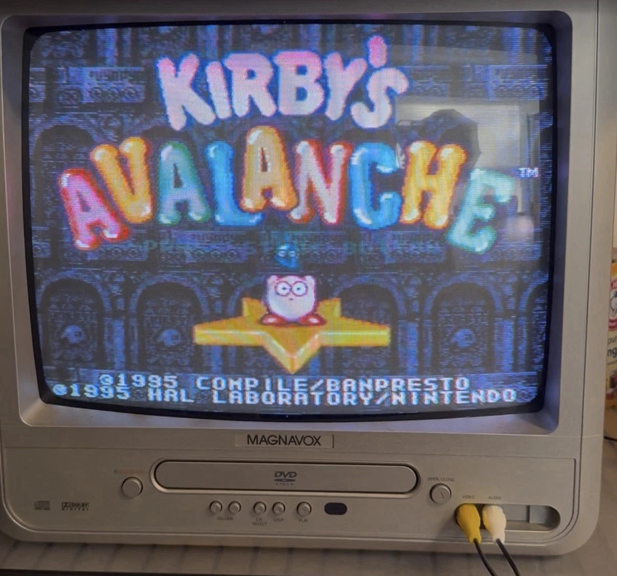 Kirby's Avalanche Box Authentic Complete CIB Manual