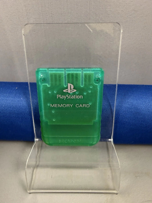 PS1 Memory Card [Clear Green]