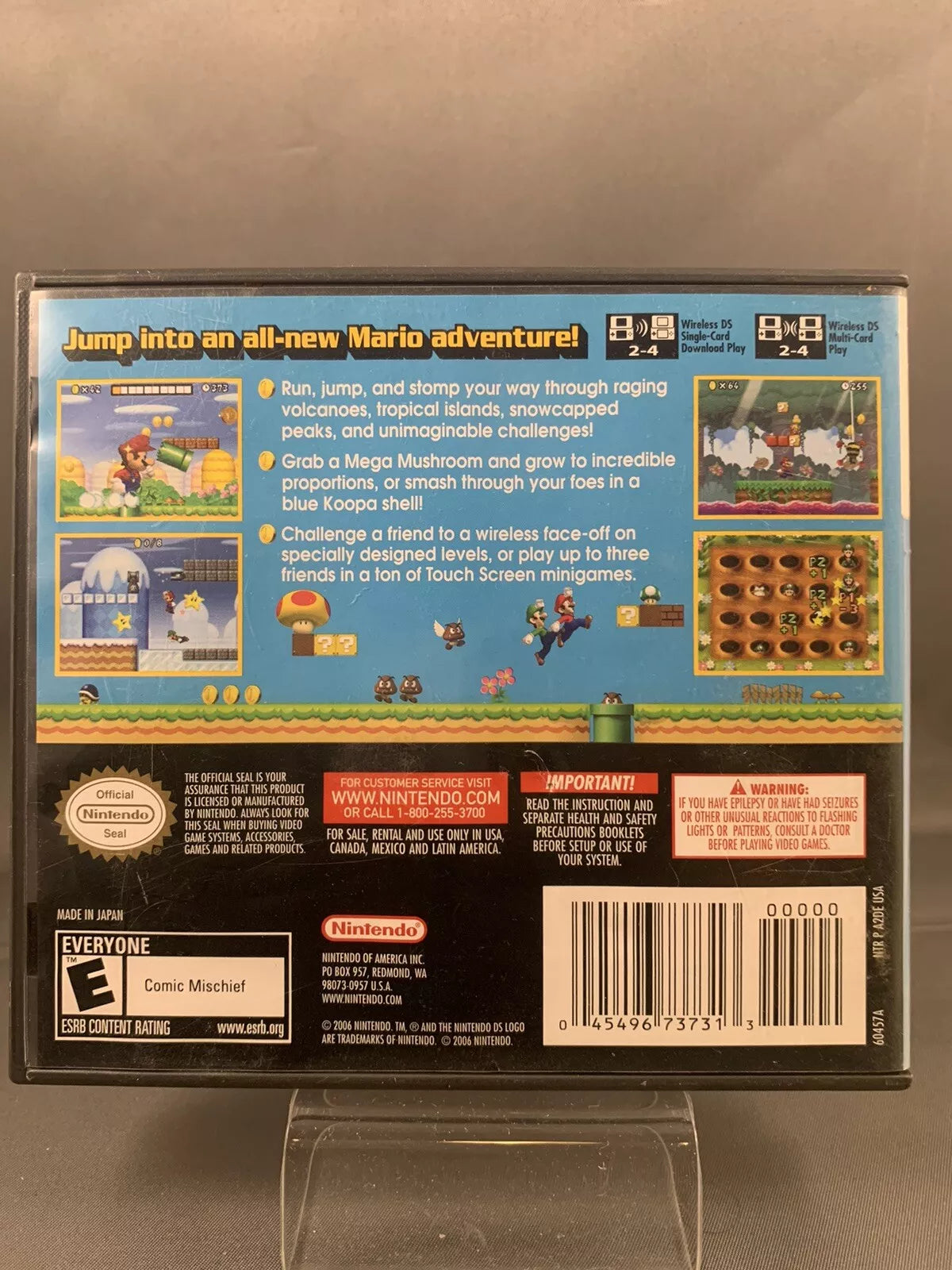 New Super Mario Bros Case and Manual Only