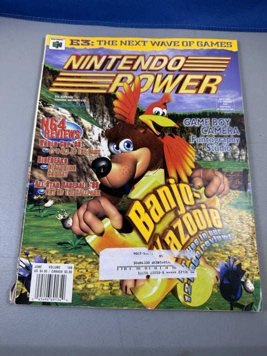 Nintendo Power Magazine #109 W/ Poster