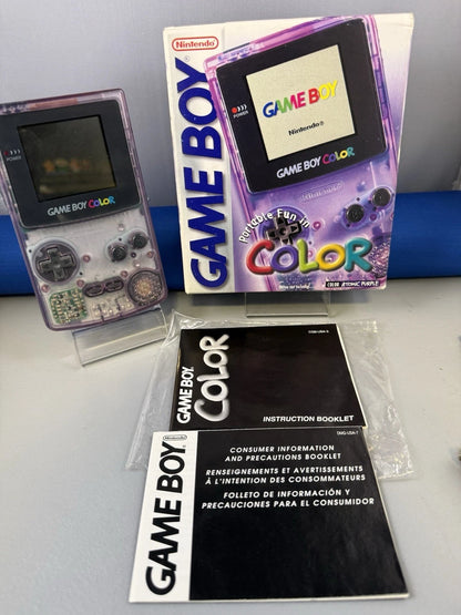 Atomic Purple Gameboy Color (CIB)
