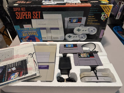 SNES Super Mario All-stars Super Set Box (CIB)