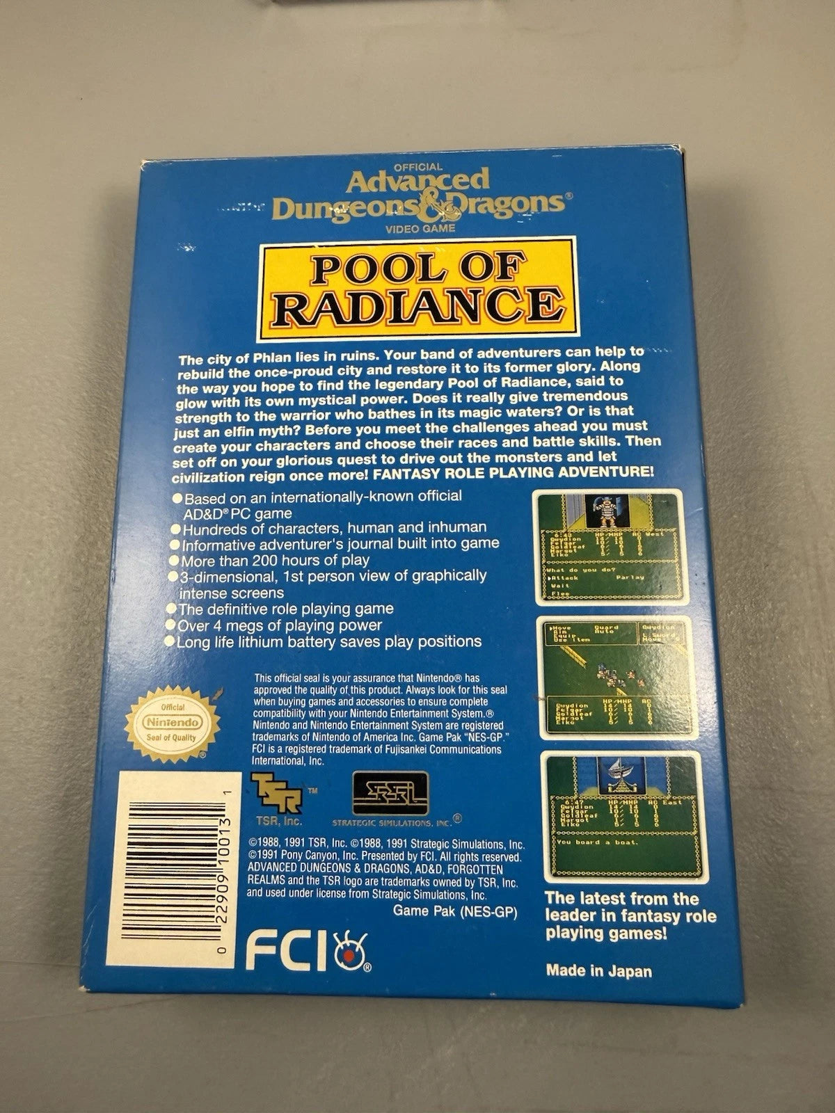Advanced Dungeons & Dragons: Pool of Radiance