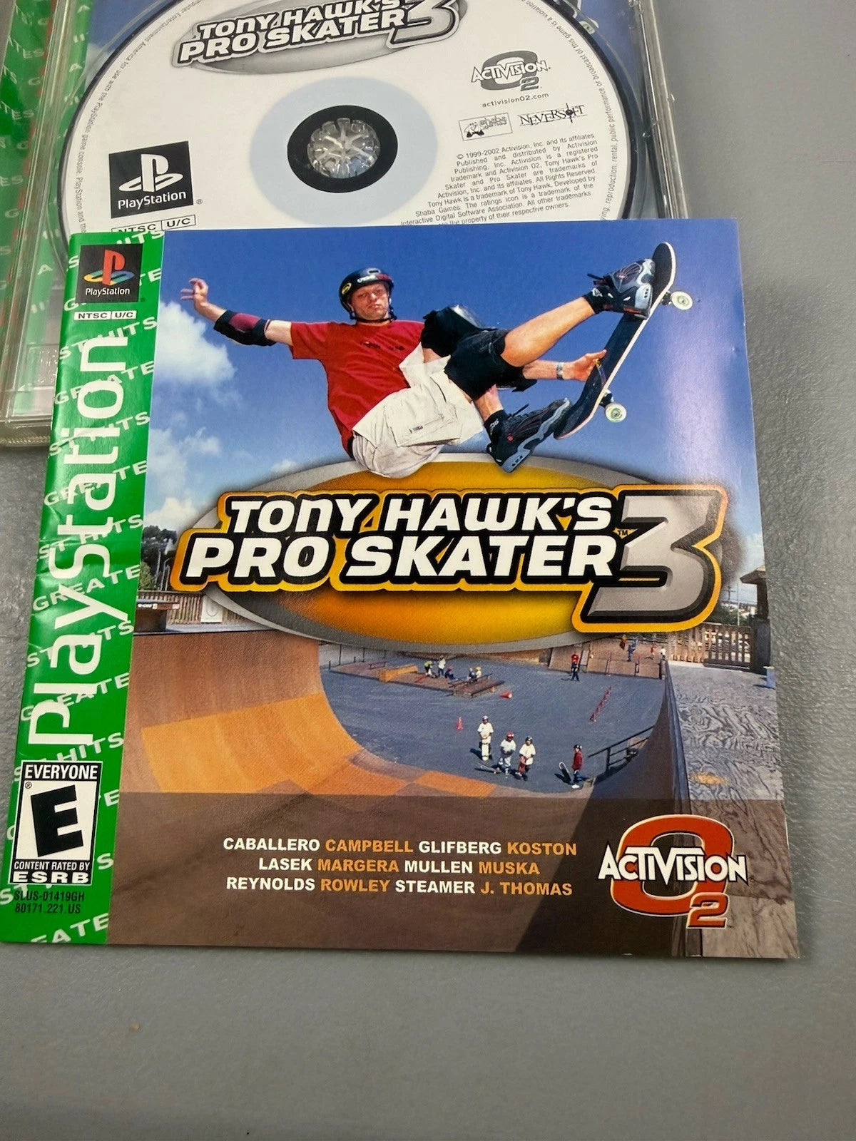 (CIB) Tony Hawk's Pro Skater 3 W/ REG card