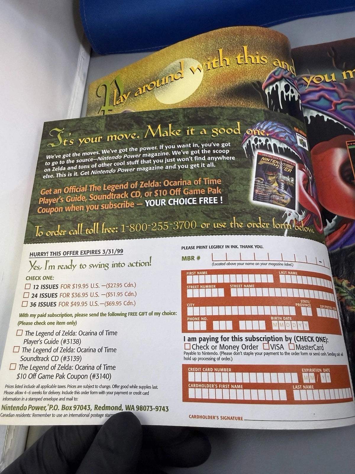 Nintendo Power Magazine #117 W/ Poster