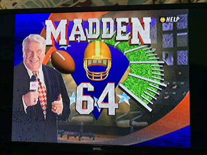 Madden Football 64 W/ Manual