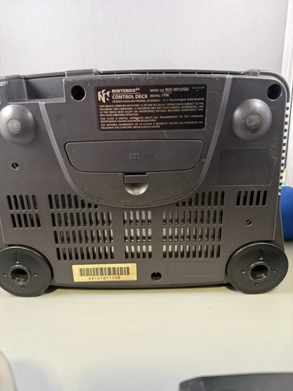 Nintendo 64 N64 Console Bundle with Gray Controller