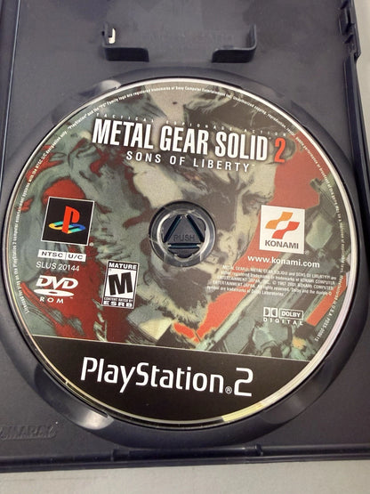 Metal Gear Solid 2 Sons of Liberty (CIB) W/ Reg Card