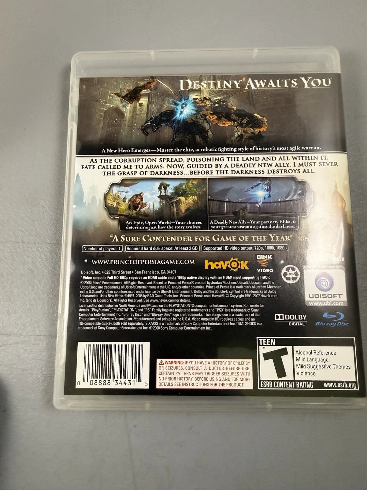 Prince of Persia Limited Edition (CIB)