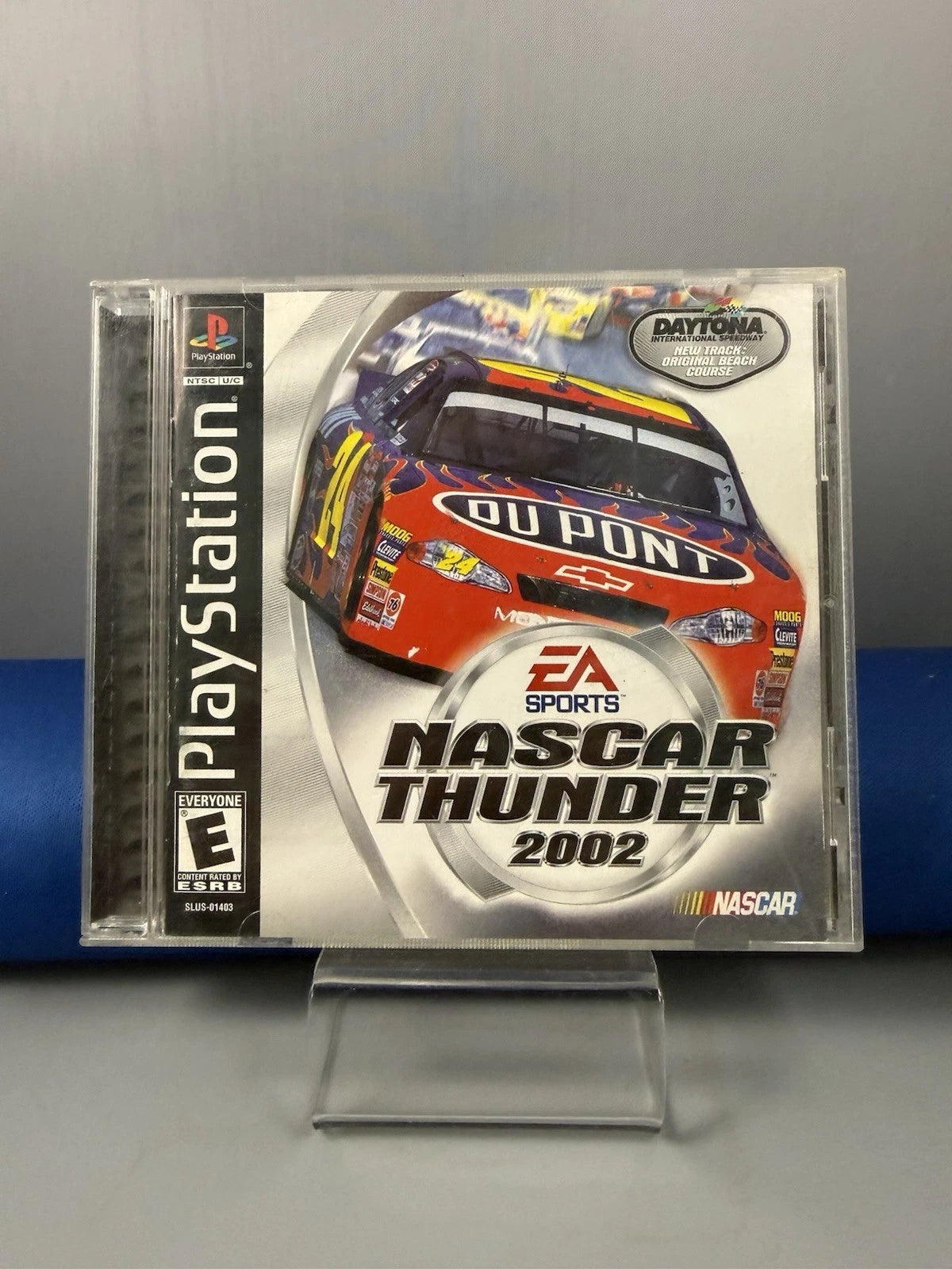 NASCAR Thunder 2002  Manual & Case W/ Reg Card
