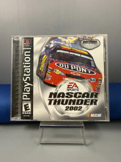 NASCAR Thunder 2002  Manual & Case W/ Reg Card
