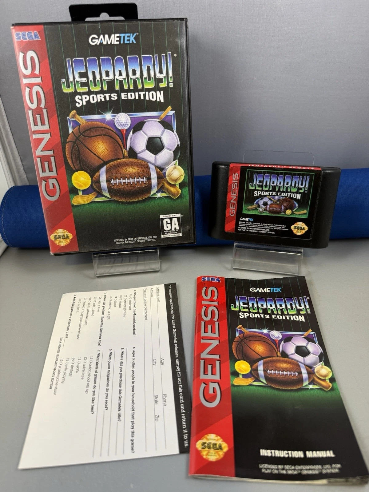 Jeopardy! Sports Edition (CIB) W/ Reg Card