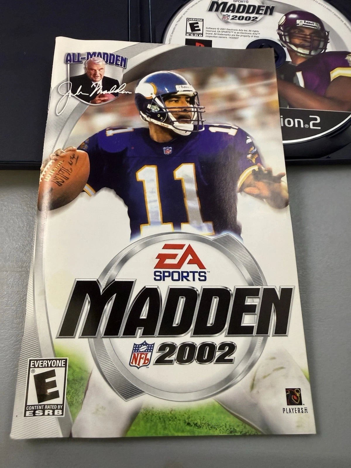 Madden NFL 2002 CIB Complete with Manual