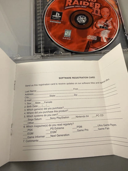 Tomb Raider II (CIB, Reg Card)