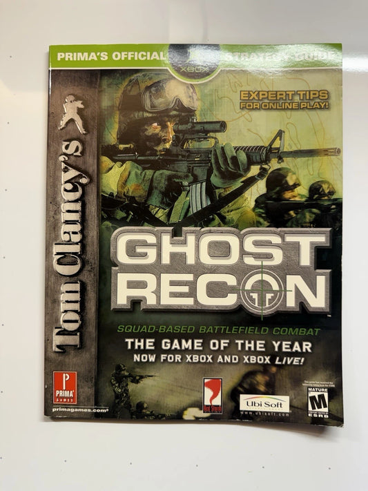 Tom Clancy's Ghost Recon Prima Games Official Strategy Guide