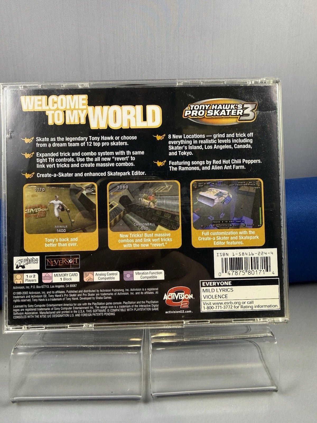 (CIB) Tony Hawk's Pro Skater 3 W/ REG card