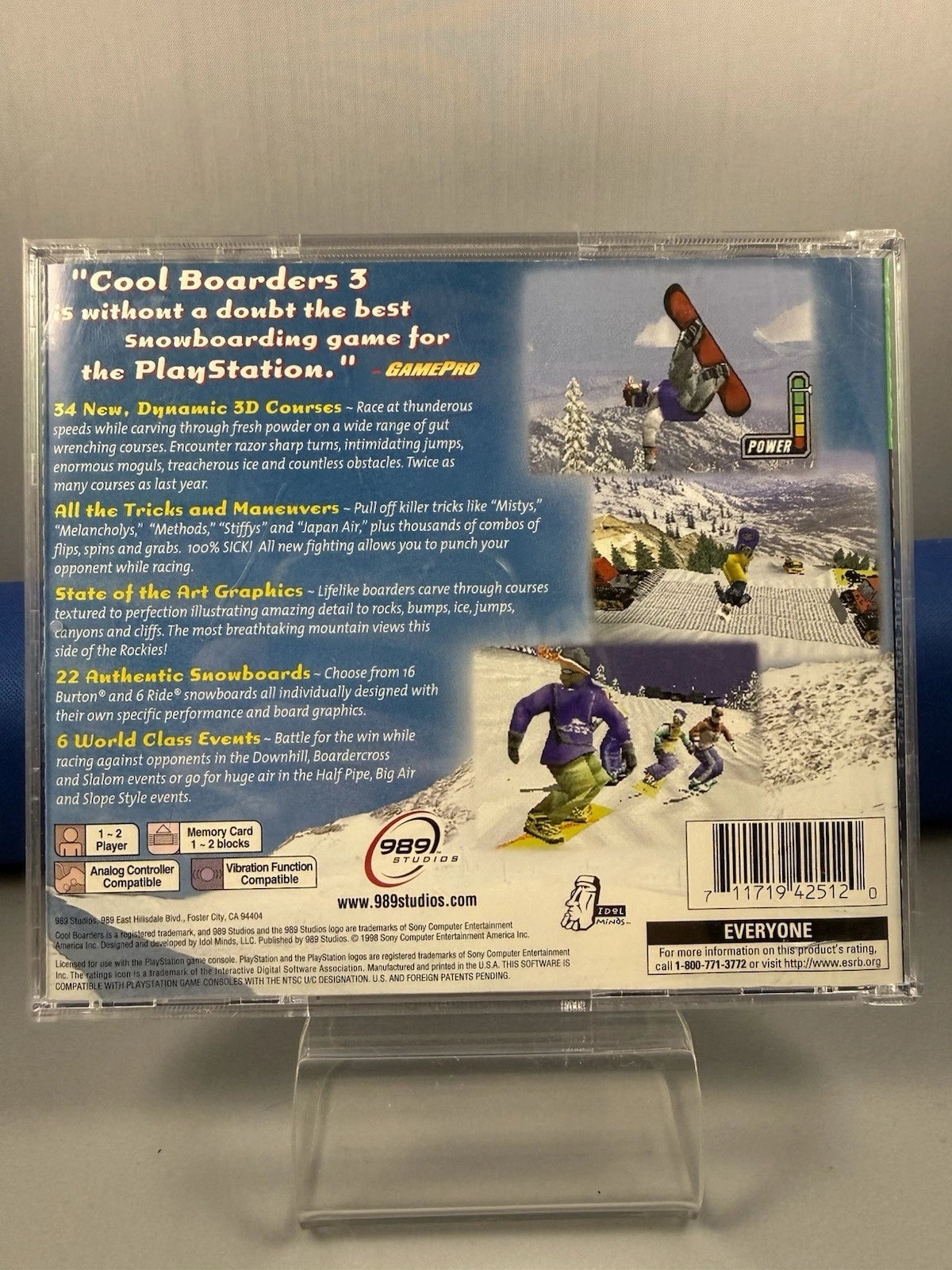 Cool Boarders 3 Case Only