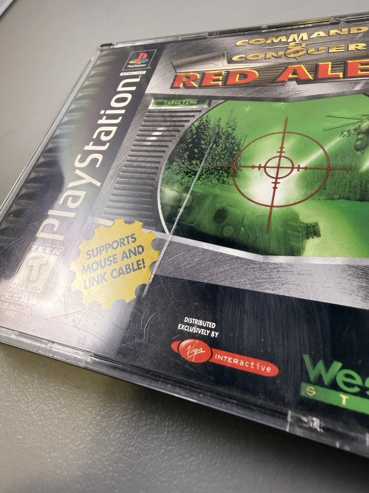 Command & Conquer Red Alert Case And Manual Only W/ Reg Card