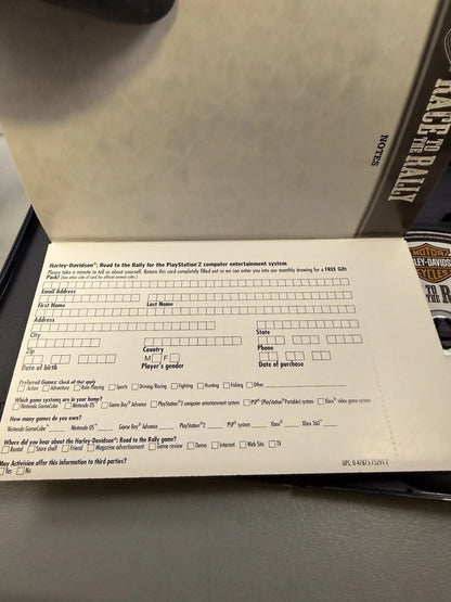 Harley-Davidson Race to the Rally (CIB) W/ Reg Card