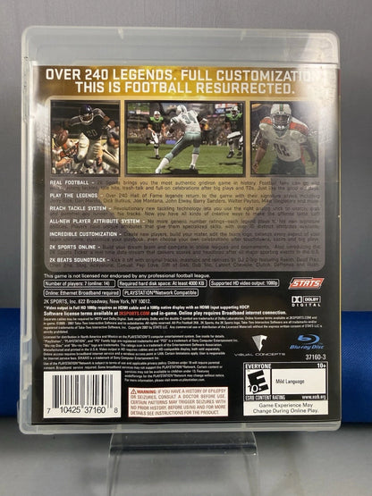 ALL-PRO FOOTBALL 2K8 (CIB)