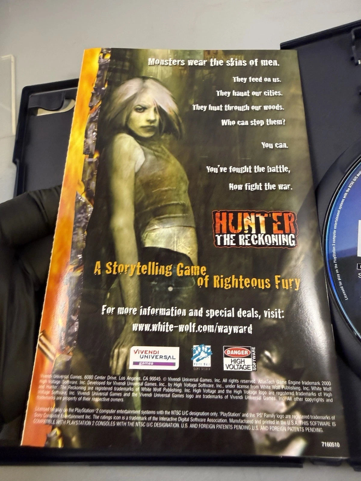 Hunter: The Reckoning Wayward (CIB) W/ Reg Card