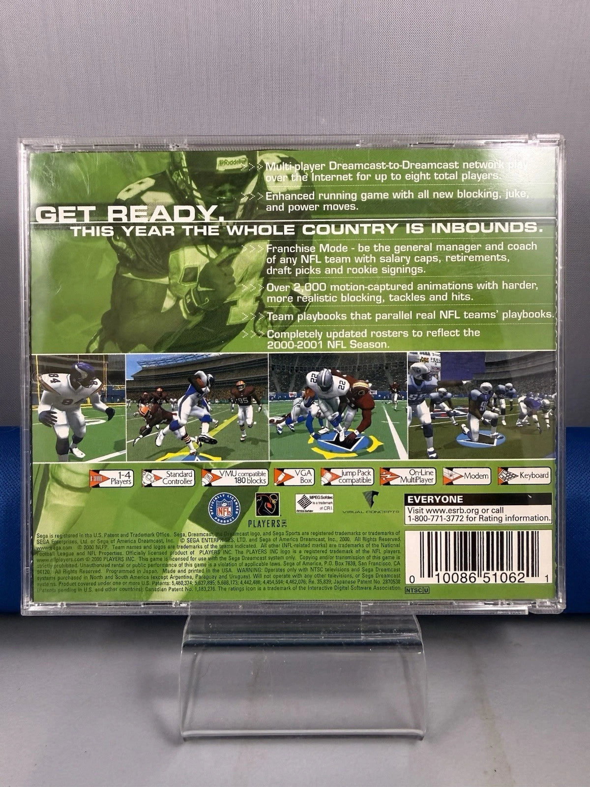 NFL 2K1 (CIB)