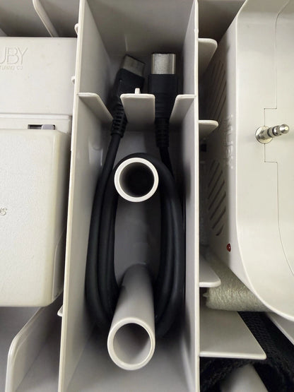 Game Boy ASCII Portable Carry All DLX Plastic Carrying Case W/ Nuby Accessories