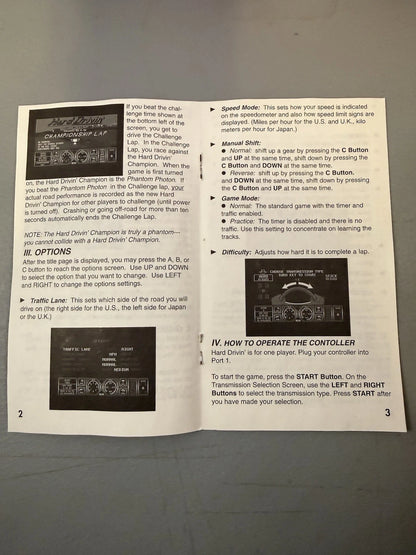 Hard Drivin' (CIB, Reg Card)