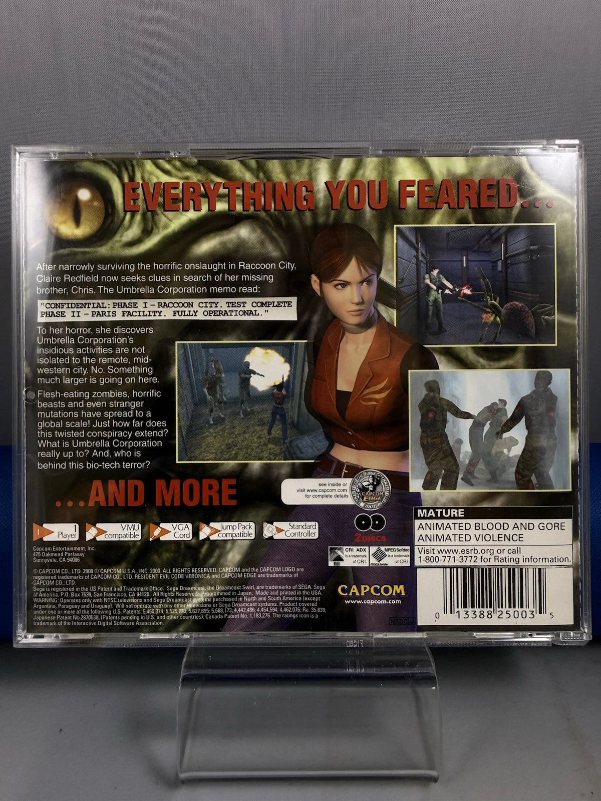 Resident Evil Code Veronica (CIB) w/ Reg Card