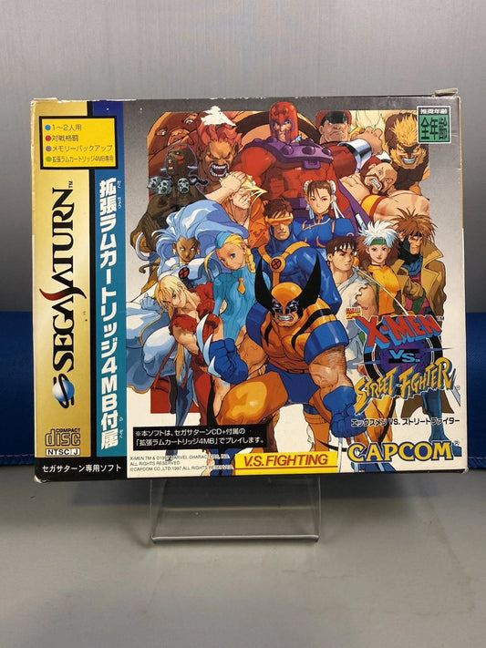 X- MEN vs STREET FIGHTER + 4MB RAM (JP, CIB)