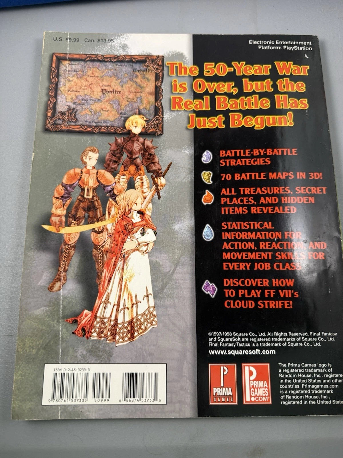 Final Fantasy Tactics: The Official Strategy Guide Prima