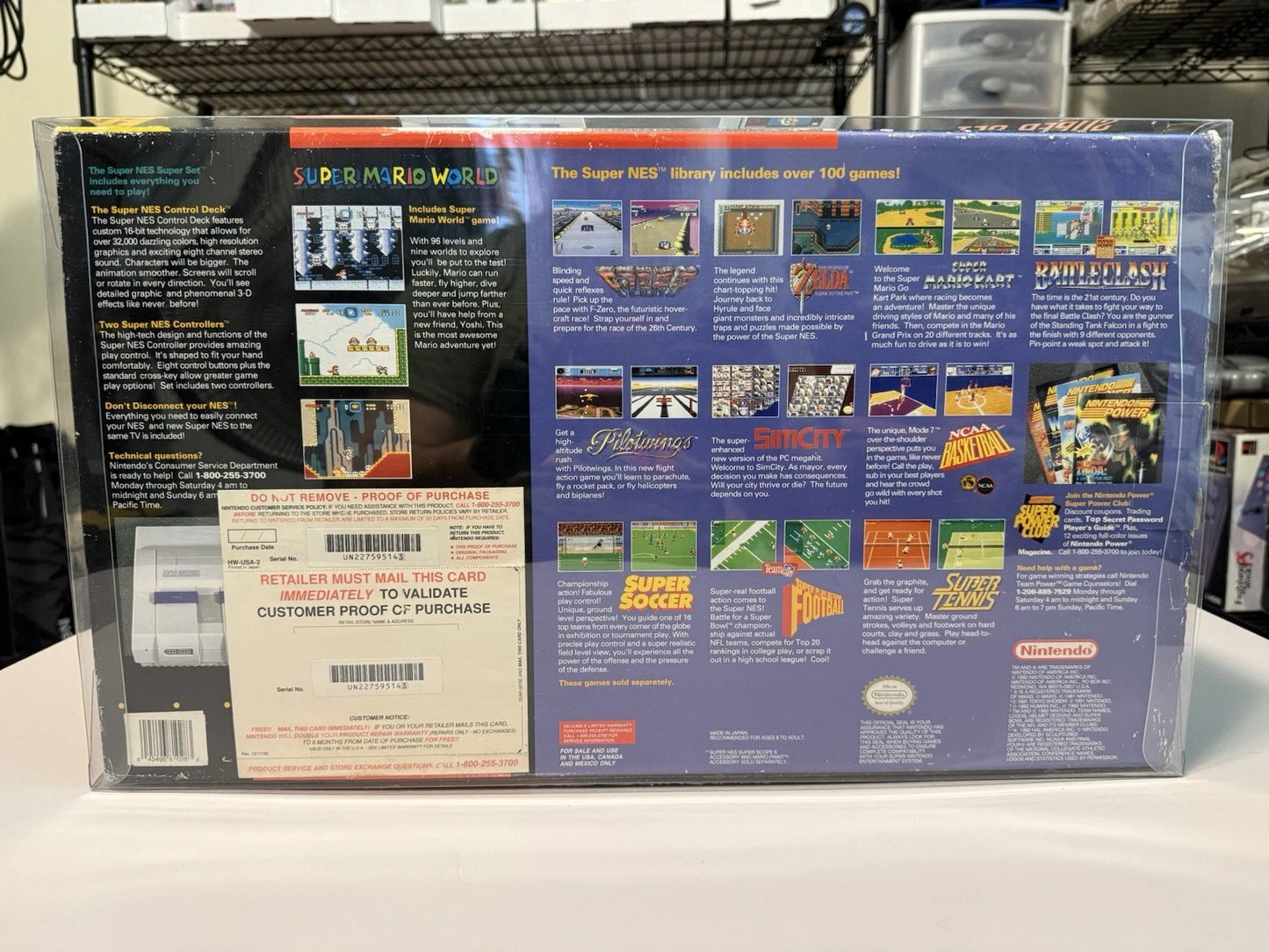 SNES Super Mario All-stars Super Set Box (CIB)