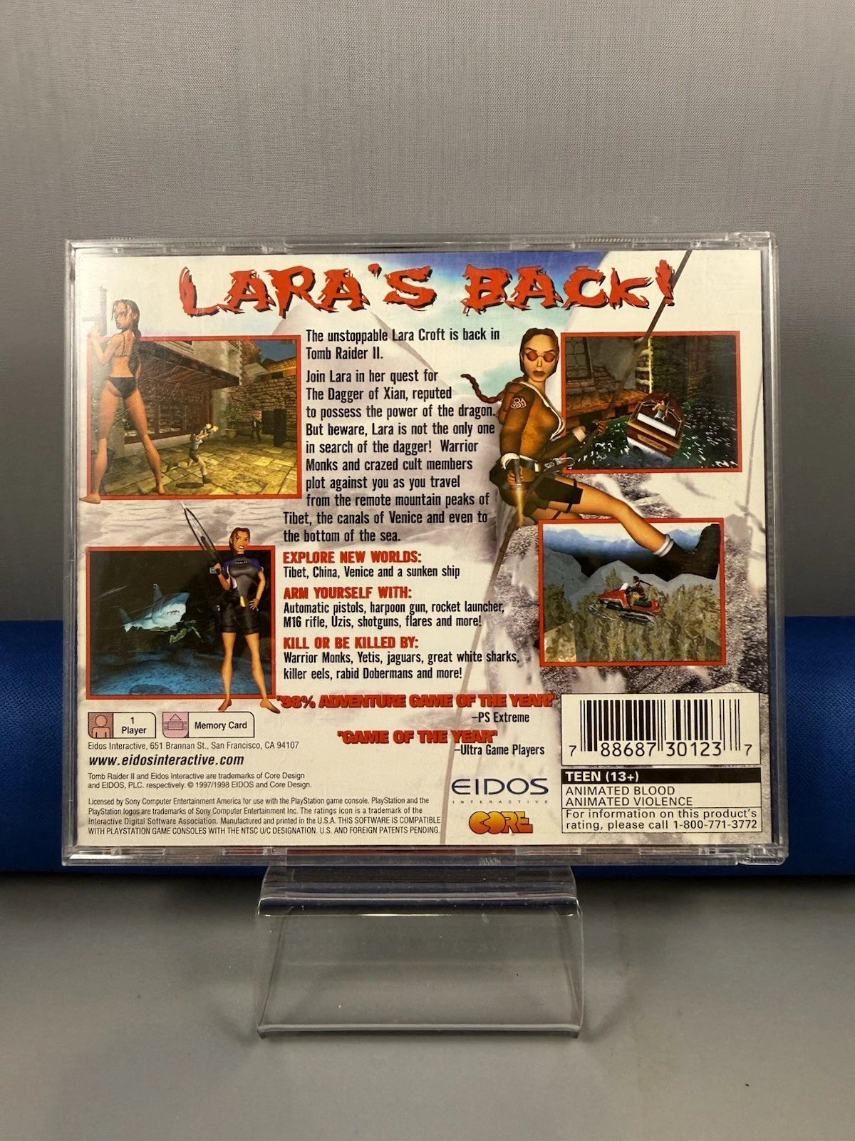 Tomb Raider II (CIB, Reg Card)