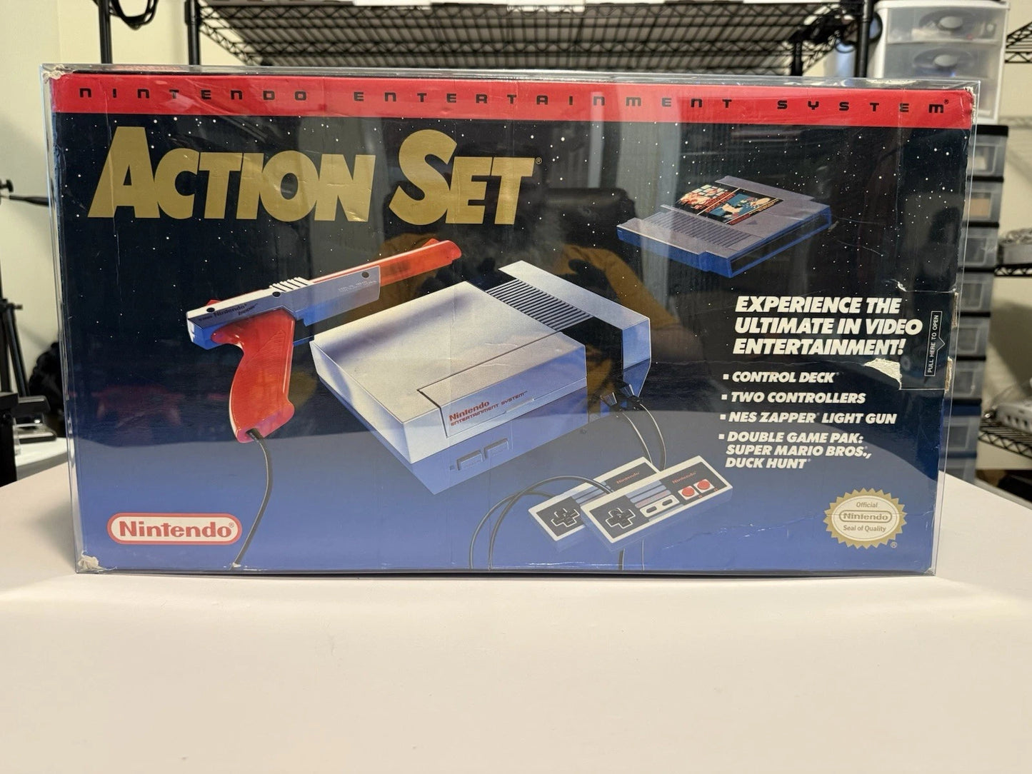 NES Action Set [Blue Box] (CIB)
