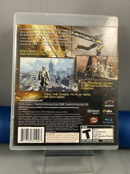 Infamous (CIB) W/ Reg Card