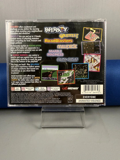 Arcade's Greatest Hits: The Atari Collection Case And Manual Only W Reg Card