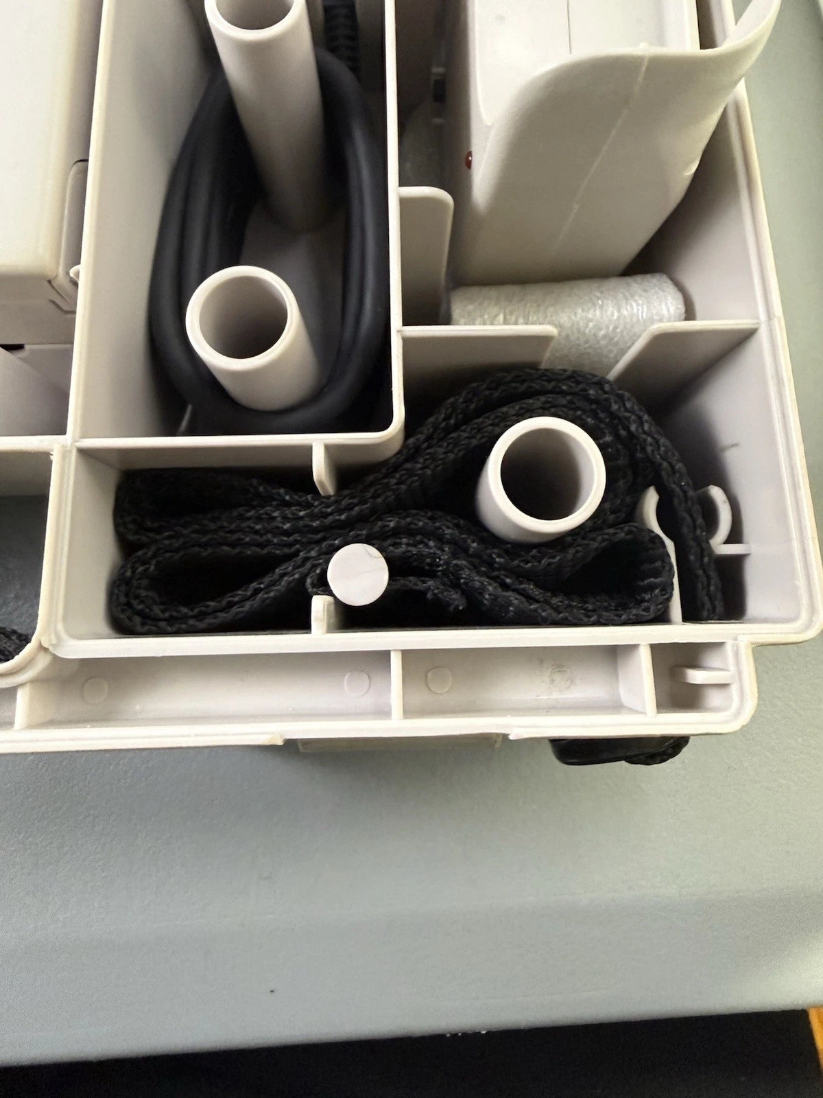 Game Boy ASCII Portable Carry All DLX Plastic Carrying Case W/ Nuby Accessories