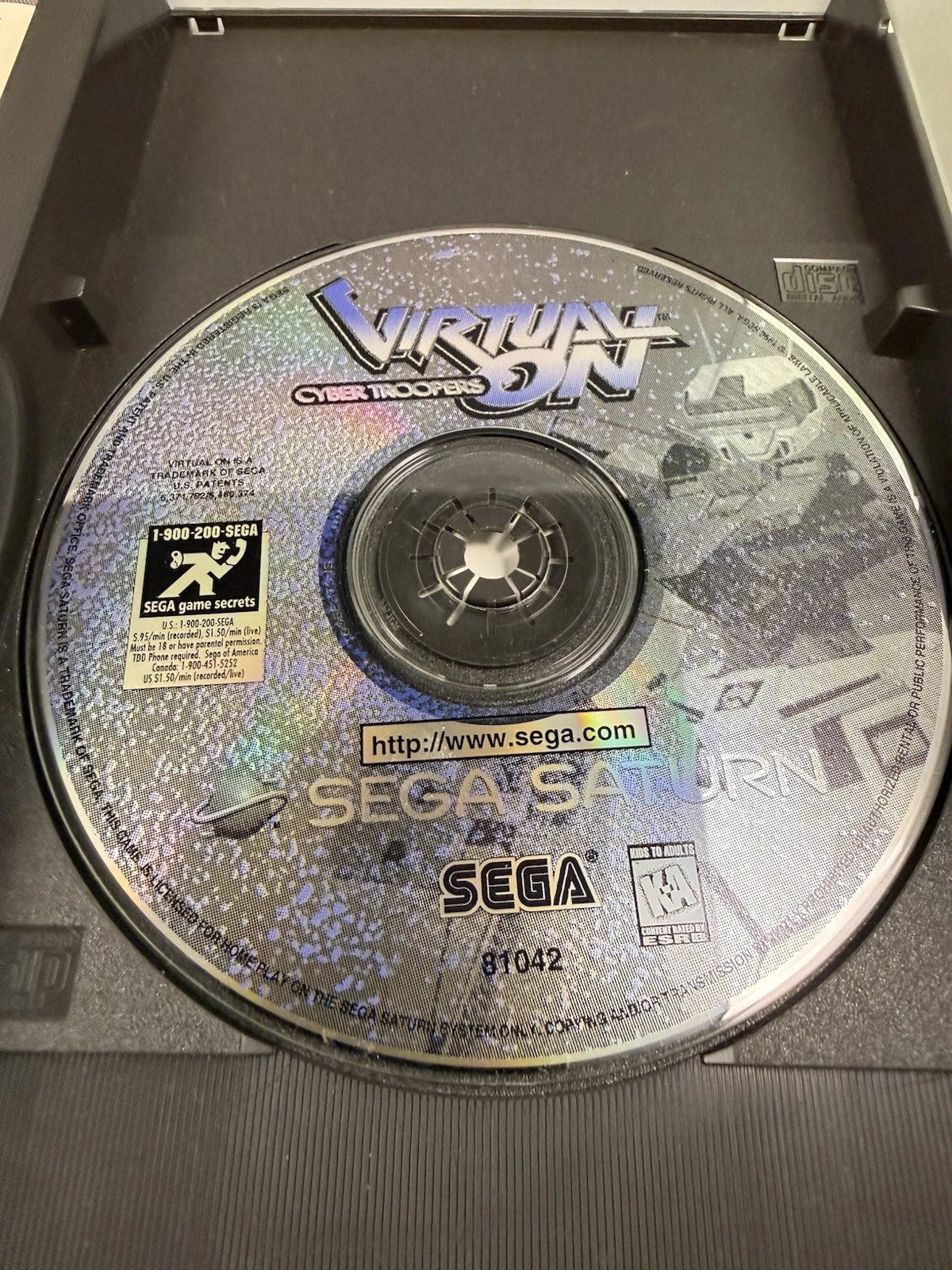 Virtual On Cyber Troopers (CIB, Reg Card)