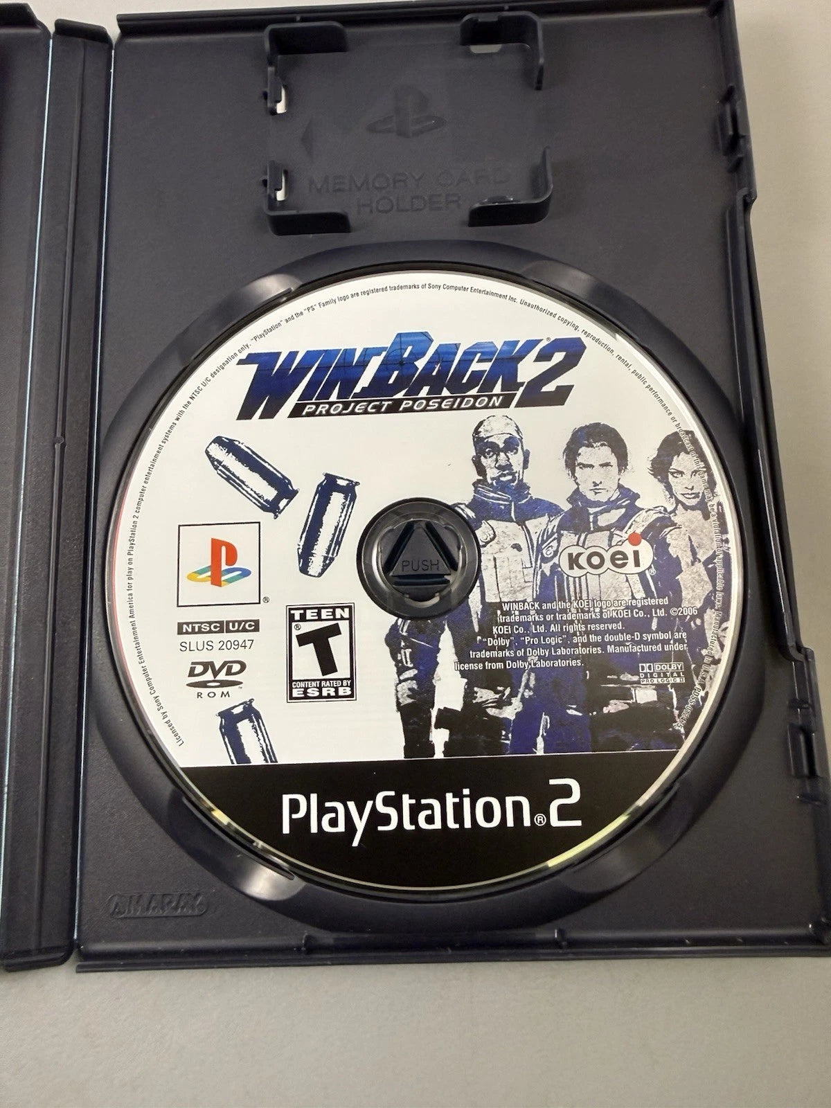 Winback 2 Project Poseidon (CIB) W/ Reg Card