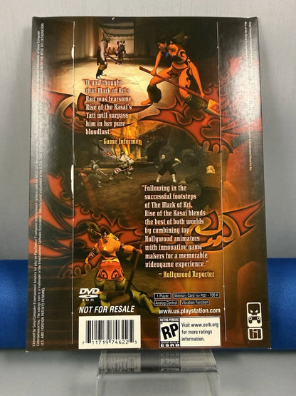 Rise Of The Kasai Demo Disc (CIB)