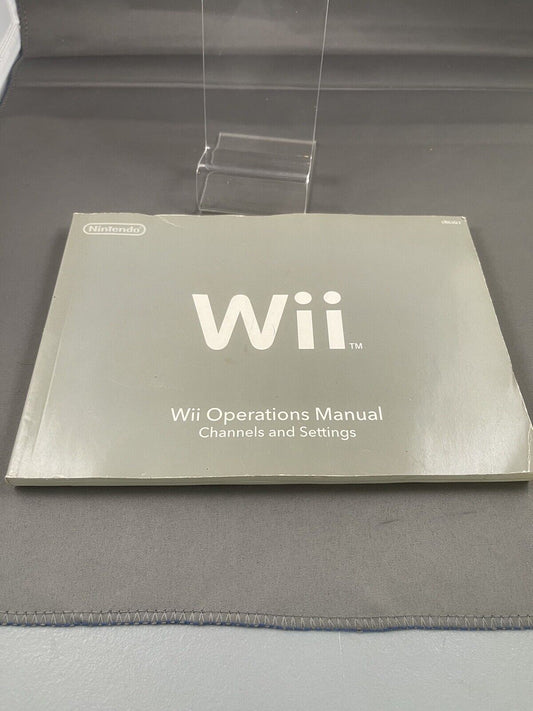 Wii Operations Manual Channels and Settings