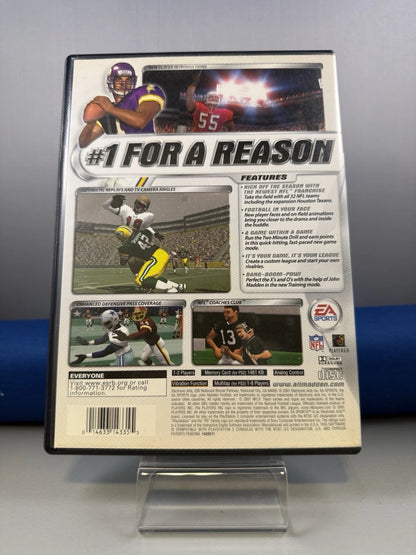 Madden NFL 2002 CIB Complete with Manual