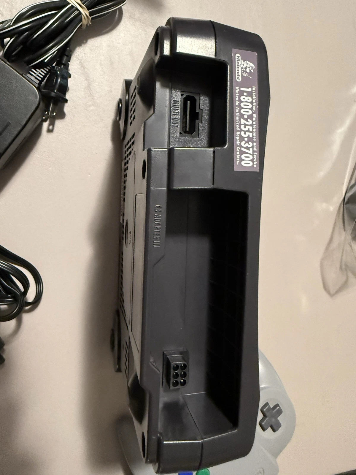 N64 Console Charcoal W/Expansion Pak & Controller