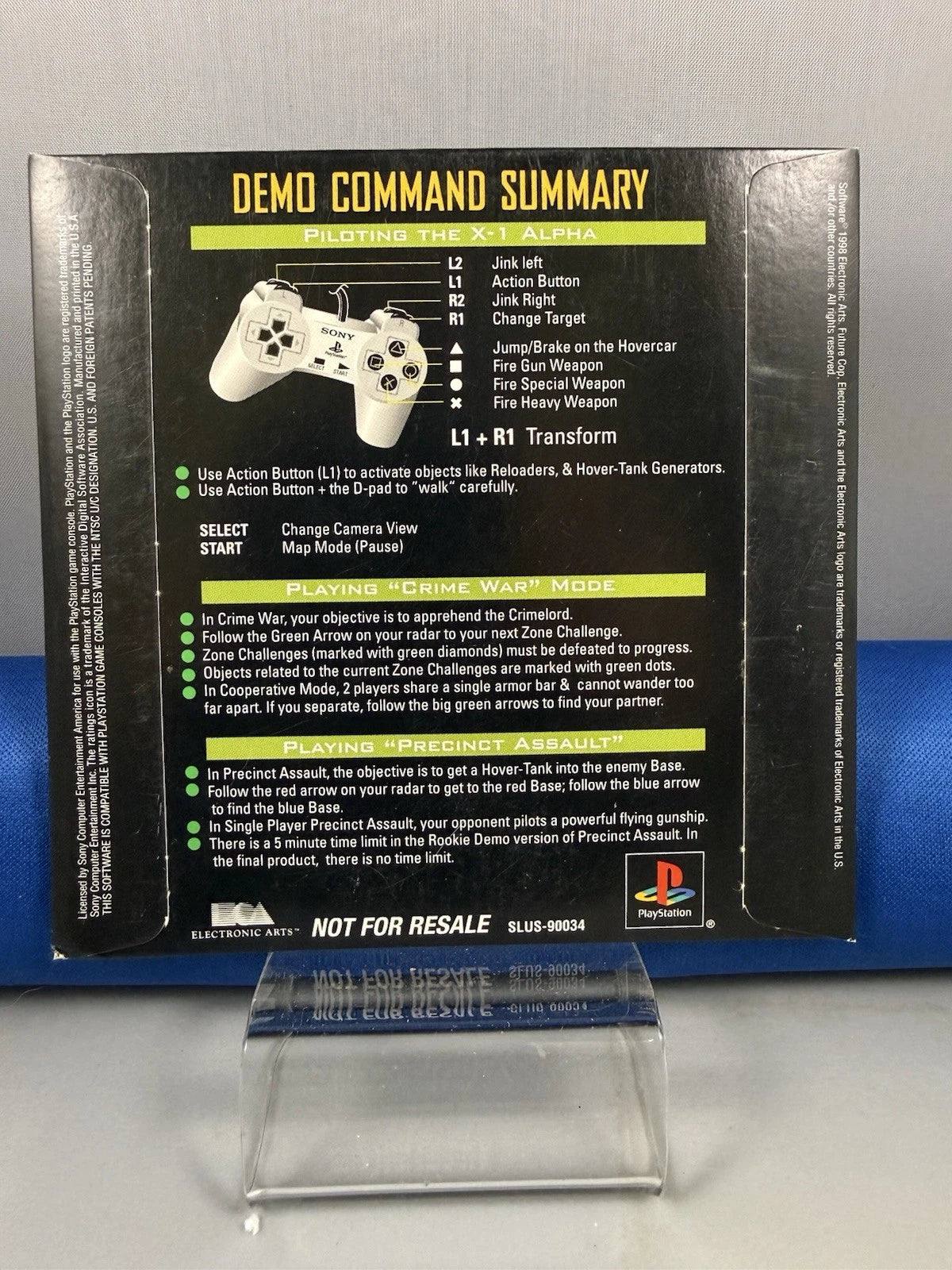 Future Cop L.A.P.D. Rookie DEMO (CIB)