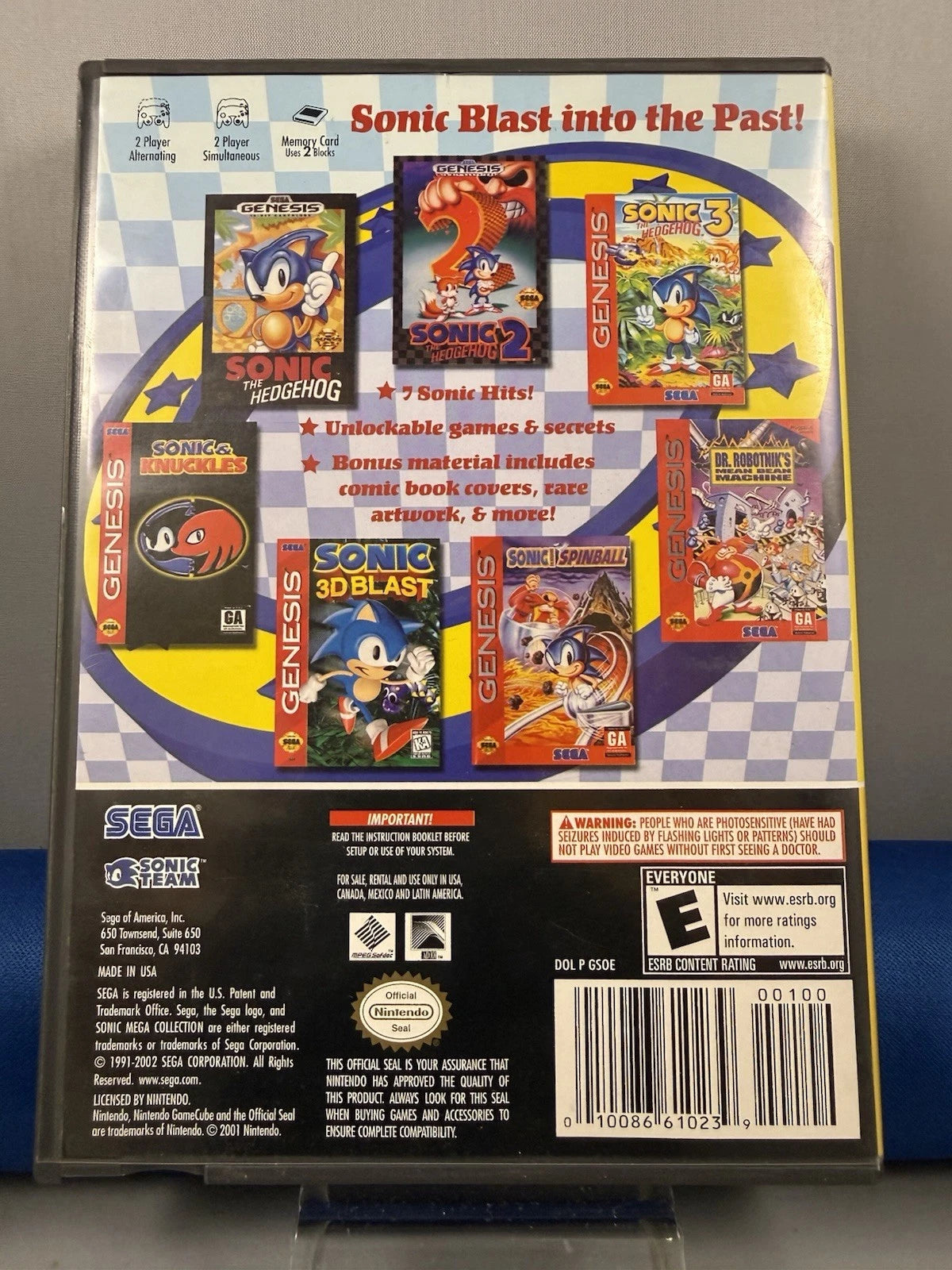 Sonic Mega Collection Player's Choice (CIB, Reg Card)